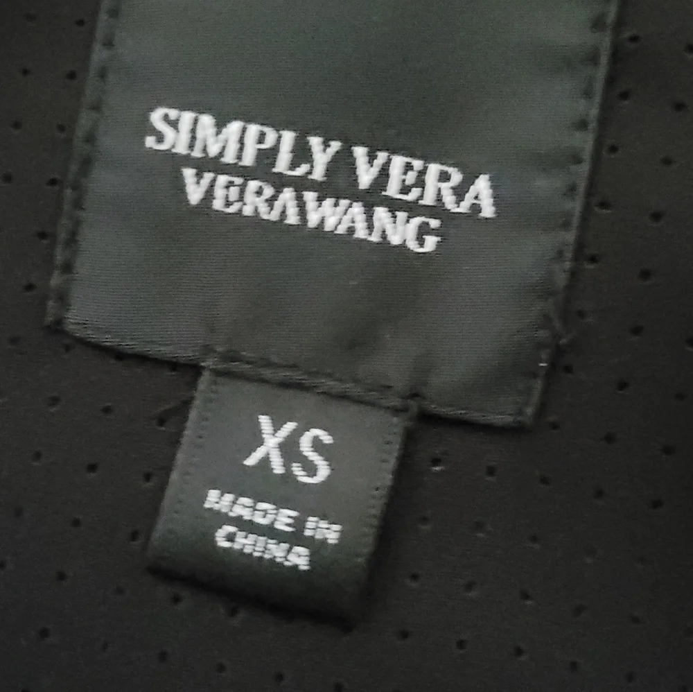 Simply Vera Vera Wang Drawstring Waist Satin Blazer - Picture 9 of 15